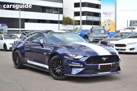 Blue 2018 Ford Mustang Coupe Fastback Gt 5.0 V8