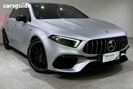 Silver 2021 Mercedes-Benz A45 Hatchback S 4Matic+