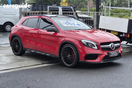 Red 2018 Mercedes-Benz GLA45 Wagon 4Matic