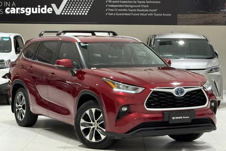 Red 2024 Toyota Kluger Wagon Gxl Hybrid Awd