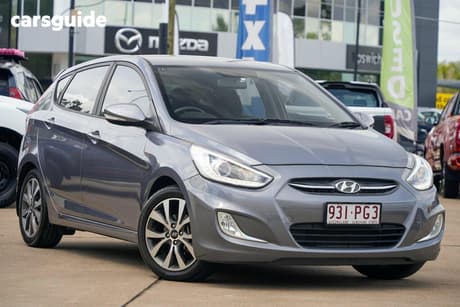 Grey 2016 Hyundai Accent Hatchback Sr