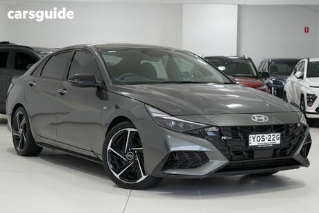 Grey 2023 Hyundai I30 Sedan N Line