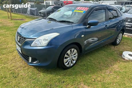 Blue 2017 Suzuki Baleno Hatchback Gl