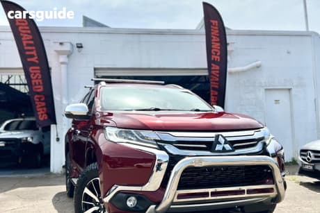 Burgundy 2017 Mitsubishi Pajero Sport Wagon Gls (4X4) 7 Seat