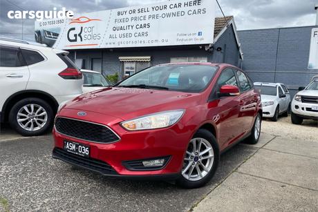 Red 2018 Ford Focus Hatchback Trend