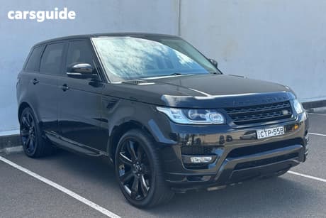 Black 2014 Land Rover Range Rover SUV SPORT 3.0 TDV6 SE LW