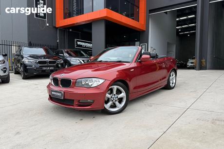 Red 2010 BMW 120I Convertible