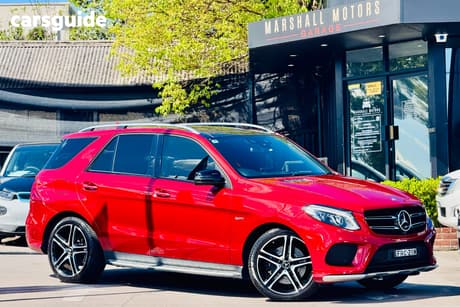 Red 2016 Mercedes-Benz GLE43 Wagon 4Matic