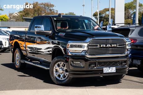 Black 2023 RAM 2500 Crew Cab Utility Laramie (4X4) With Rambox