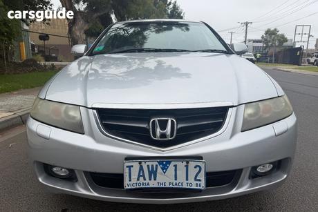 Silver 2004 Honda Accord Euro Sedan Luxury