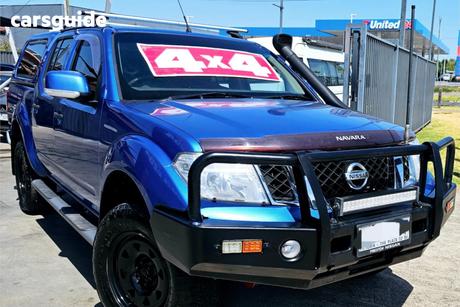 Blue 2012 Nissan Navara Dual Cab Pick-up St (4X4)