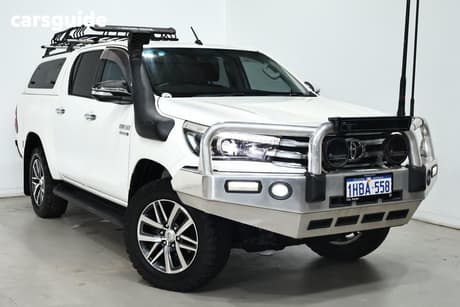 White 2016 Toyota Hilux Dual Cab Utility Sr5 (4X4)