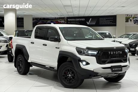 White 2023 Toyota Hilux Double Cab Pick Up Gr-Sport (4X4)