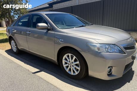 Brown 2011 Toyota Camry Sedan Hybrid
