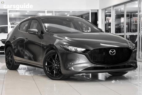 Grey 2022 Mazda 3 Hatchback G25 Astina