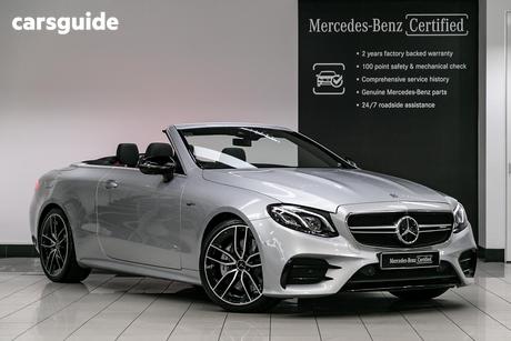 Silver 2018 Mercedes-Benz E450 Cabriolet 4Matic
