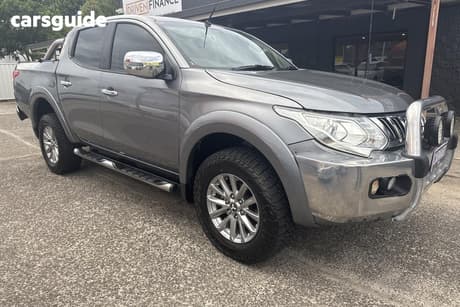 Grey 2016 Mitsubishi Triton Dual Cab Utility Gls (4X4)