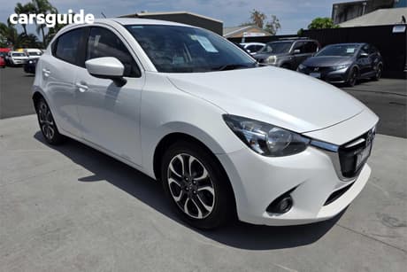 White 2015 Mazda 2 Hatchback Genki