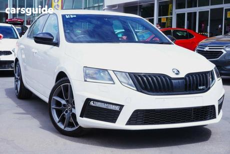 White 2019 Skoda Octavia Sedan Rs 180 Tsi