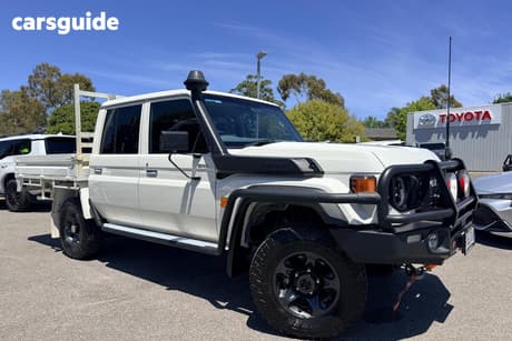 White 2023 Toyota Landcruiser Double Cab Chassis Lc79 Gxl
