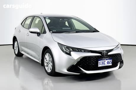Silver 2024 Toyota Corolla Hatchback Ascent Sport