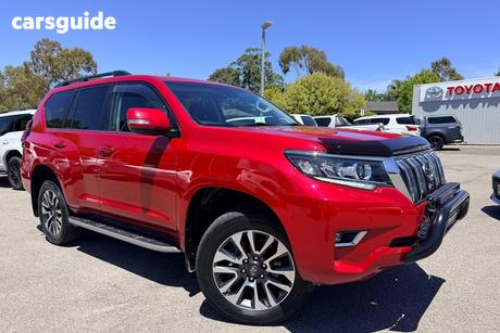 Red 2023 Toyota Landcruiser Prado Wagon Vx