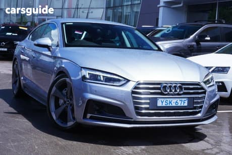 Silver 2019 Audi A5 Sportback 45 Tfsi Quattro S Tronic Sport
