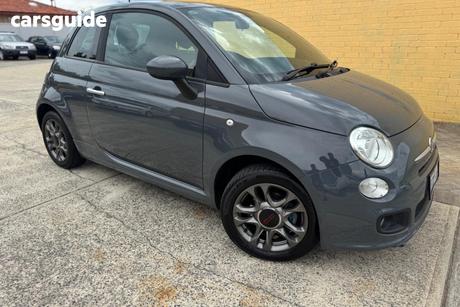 Grey 2015 Fiat 500 Hatchback S