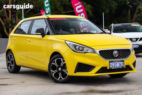 Yellow 2019 MG MG3 Hatchback Core