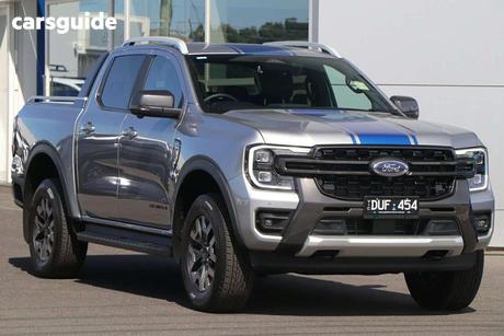 Silver 2025 Ford Ranger Double Cab Pick Up Phev Wildtrak (4X4)