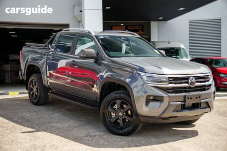 Grey 2025 Volkswagen Amarok Dual Cab Utility Panamericana Tdi600 4Motion