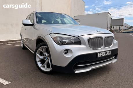 Silver 2010 BMW X1 Wagon Xdrive 23D