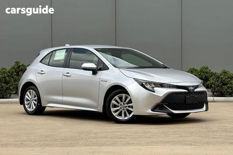 Silver 2023 Toyota Corolla Hatchback Ascent Sport Hybrid