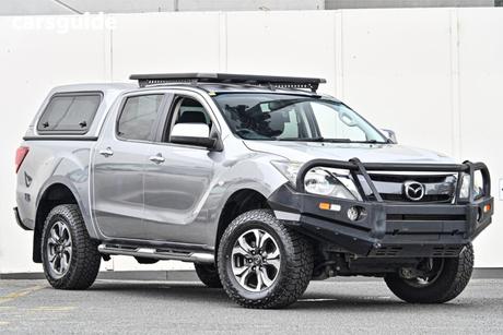 Silver 2017 Mazda BT-50 Dual Cab Utility Xtr (4X4)