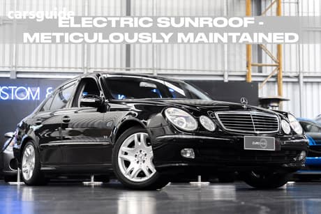 Black 2002 Mercedes-Benz E500 Sedan Avantgarde