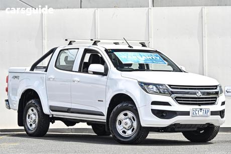 White 2016 Holden Colorado Crew Cab Pickup Ls (4X4)