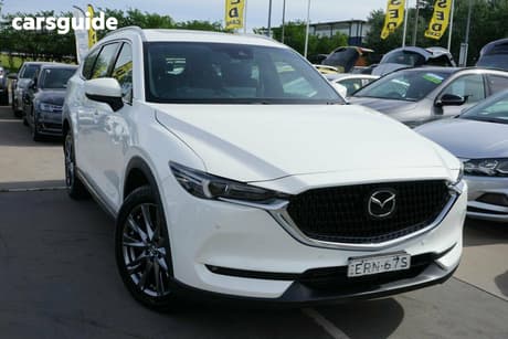 White 2021 Mazda CX-8 Wagon Gt (Fwd)