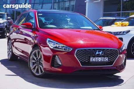 Red 2018 Hyundai I30 Hatchback Sr Premium