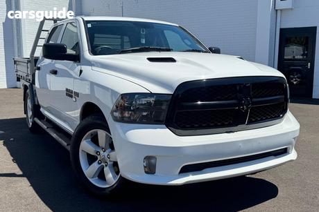 White 2023 RAM 1500 Crew Cab Utility Express
