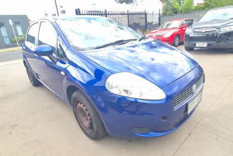 Blue 2007 Fiat Punto Hatchback Dynamic
