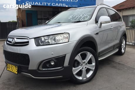 Silver 2014 Holden Captiva Wagon 7 Ltz (4X4)