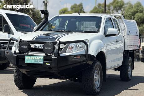 White 2015 Isuzu D-MAX Space Cab Chassis Sx (4X4)