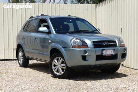 Blue 2008 Hyundai Tucson Wagon City Sx