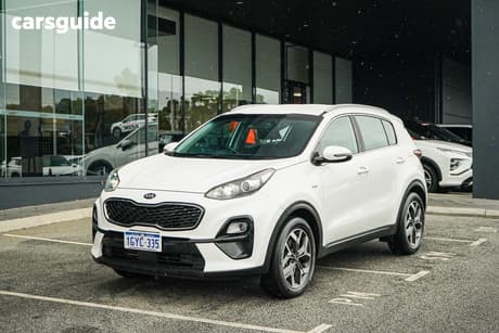 White 2020 Kia Sportage Wagon Sx (Awd)