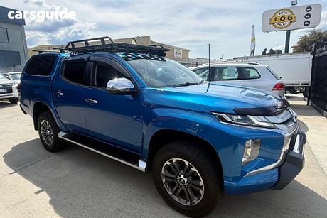 Blue 2020 Mitsubishi Triton Double Cab Pick Up Gls (4X4)