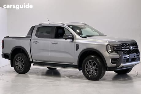 Silver 2023 Ford Ranger Double Cab Pick Up Wildtrak 3.0 (4X4)