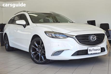 White 2015 Mazda 6 Wagon Gt