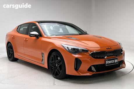 Orange 2021 Kia Stinger Sedan Gt (Black Leather)