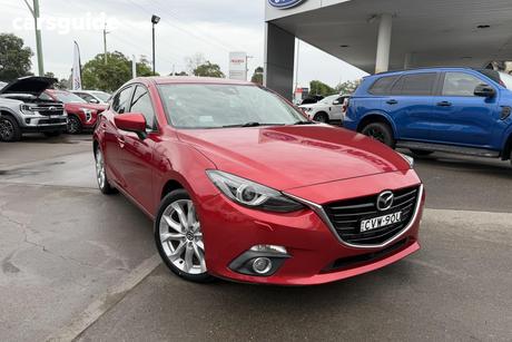Red 2014 Mazda 3 Hatchback Sp25 Gt