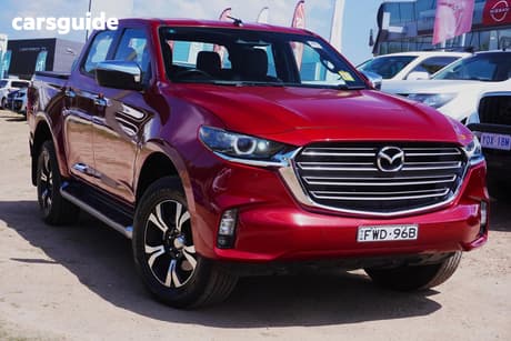 Red 2020 Mazda BT-50 Dual Cab Pick-up Gt (4X4)